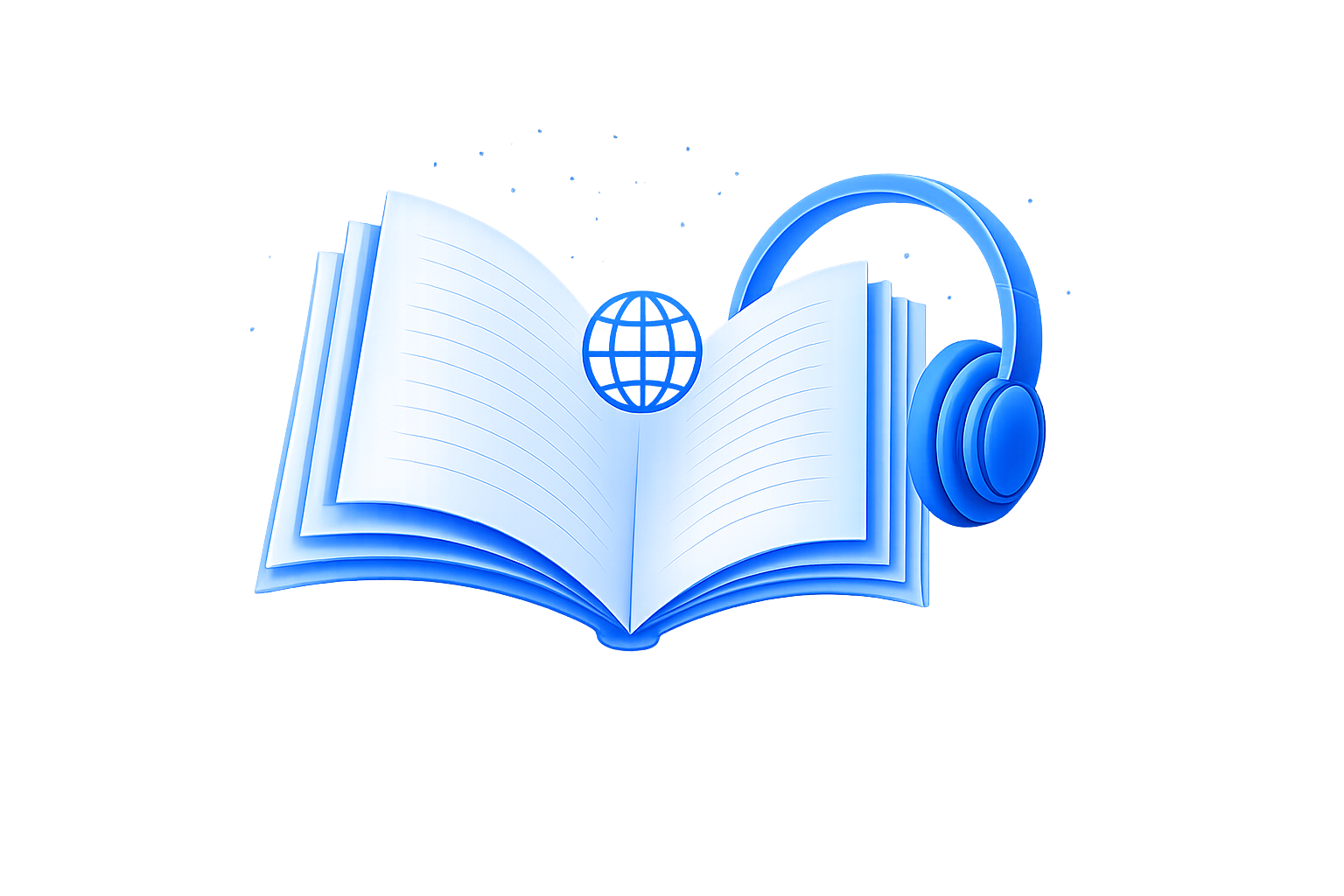 Книга, наушники и глобус — электронные и аудиокниги